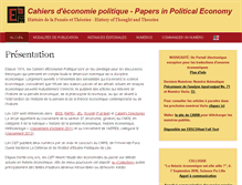 Tablet Screenshot of cahiersdecopo.fr